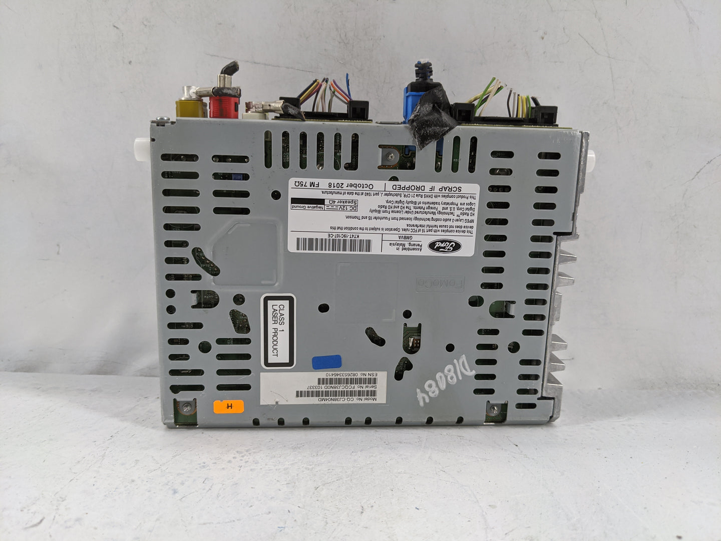 2019 Ford Edge Radio AM FM Cd Player Receiver Replacement P/N:KT4T-19C107-CE GMBVA Fits OEM Used Auto Parts - Oemusedautopar
