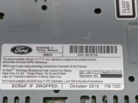 2019 Ford Edge Radio AM FM Cd Player Receiver Replacement P/N:KT4T-19C107-CE GMBVA Fits OEM Used Auto Parts - Oemusedautopar