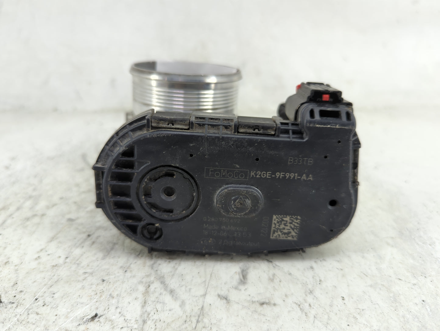 2019-2020 Ford Edge Throttle Body P/N:K2GE-9F991-AA 0280750692 Fits Fits 2019 2020 2021 2022 OEM Used Auto Parts - Oemusedau