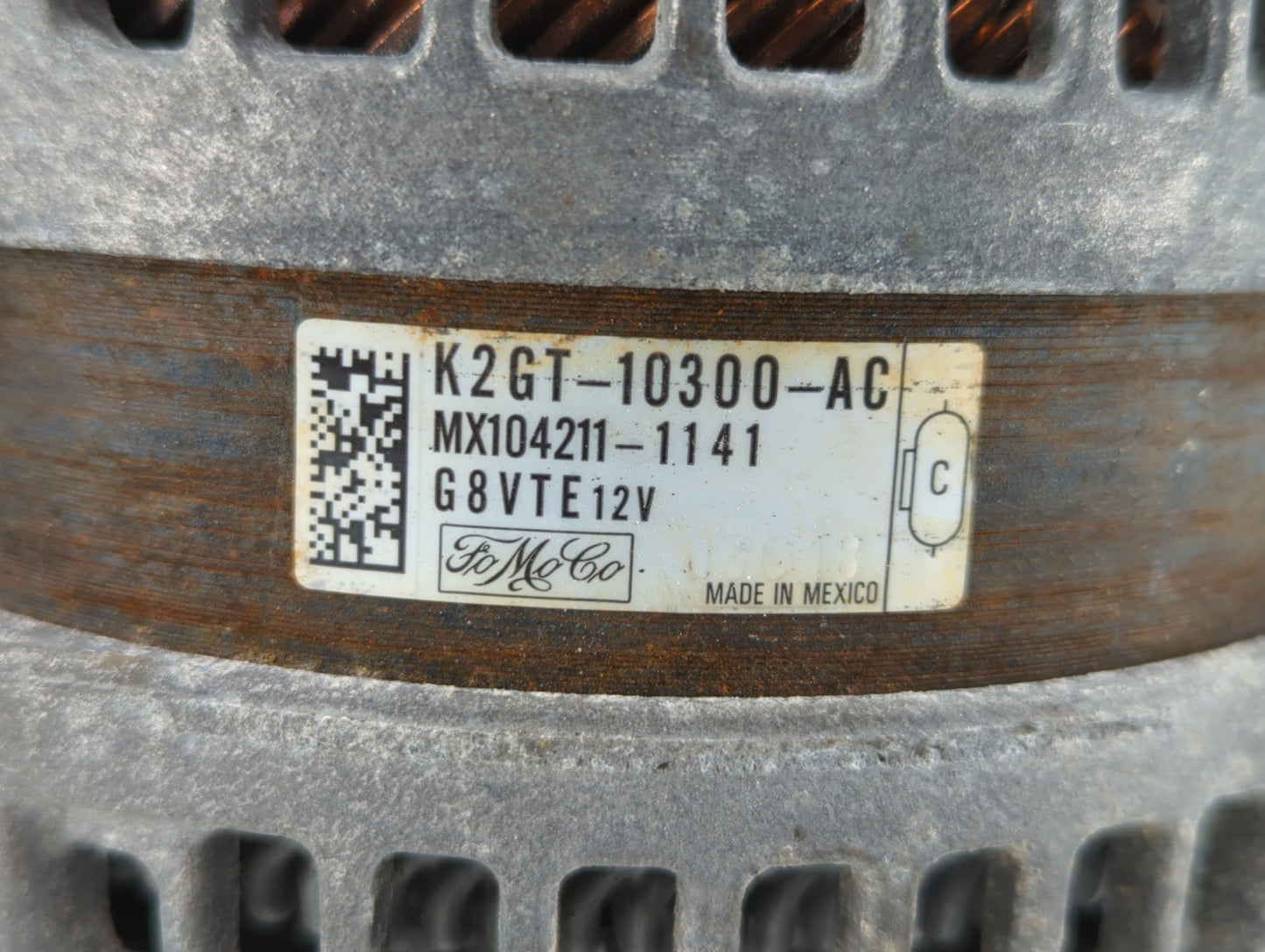 2019-2020 Ford Edge Alternator Replacement Generator Charging Assembly Engine OEM Fits Fits 2019 2020 OEM Used Auto Parts - 