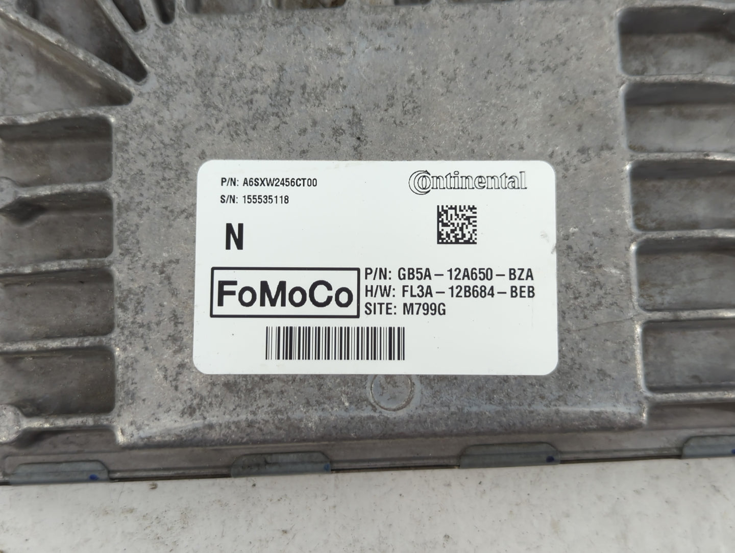 2015-2018 Ford Edge PCM Engine Control Computer ECU ECM PCU OEM P/N:A6SXW2456DT00 G2GA-12A650-BZA Fits OEM Used Auto Parts -