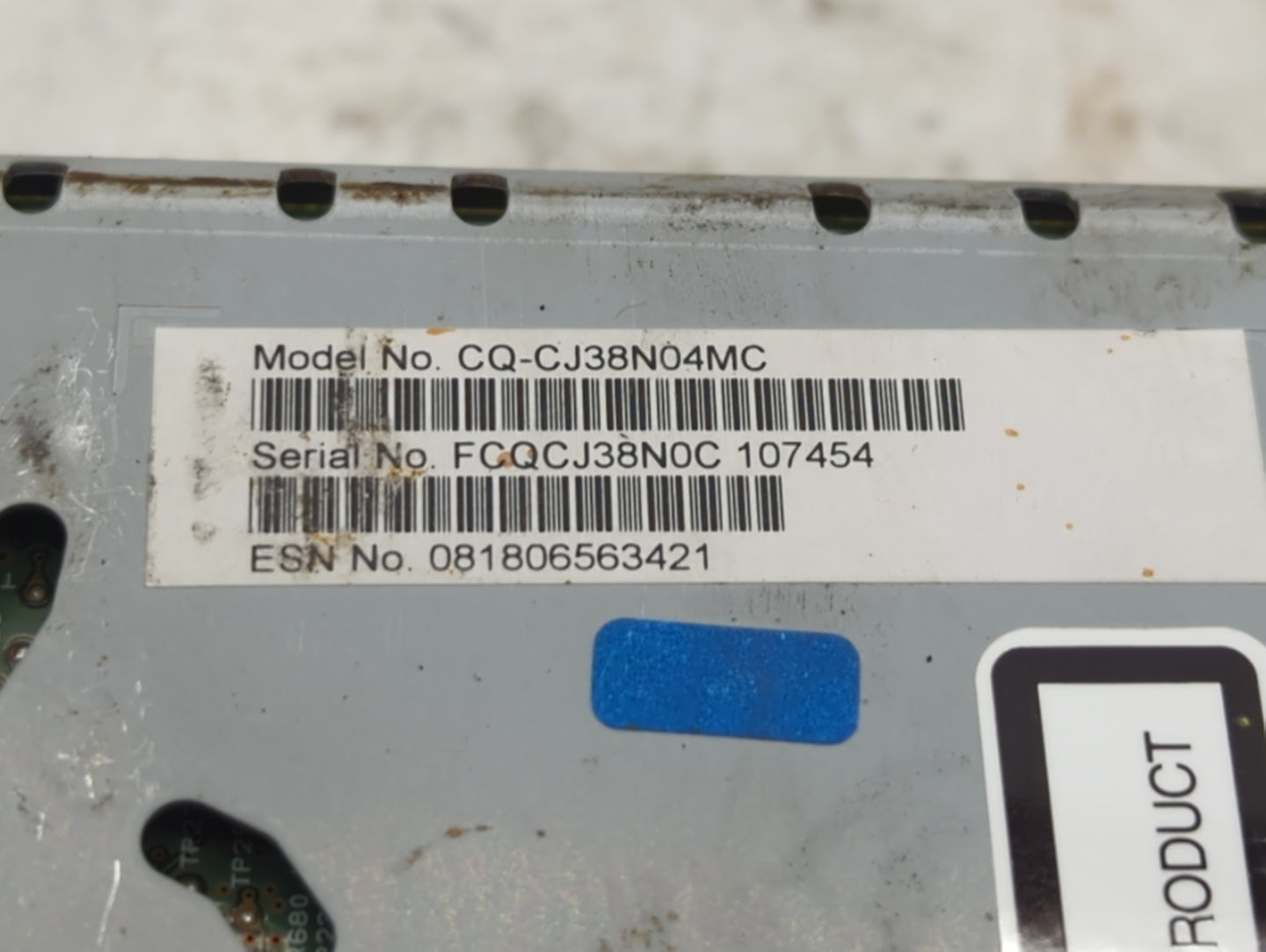 2019-2019 Ford Edge Am Fm Cd Player Radio Receiver 764110 - Oemusedautoparts1.com