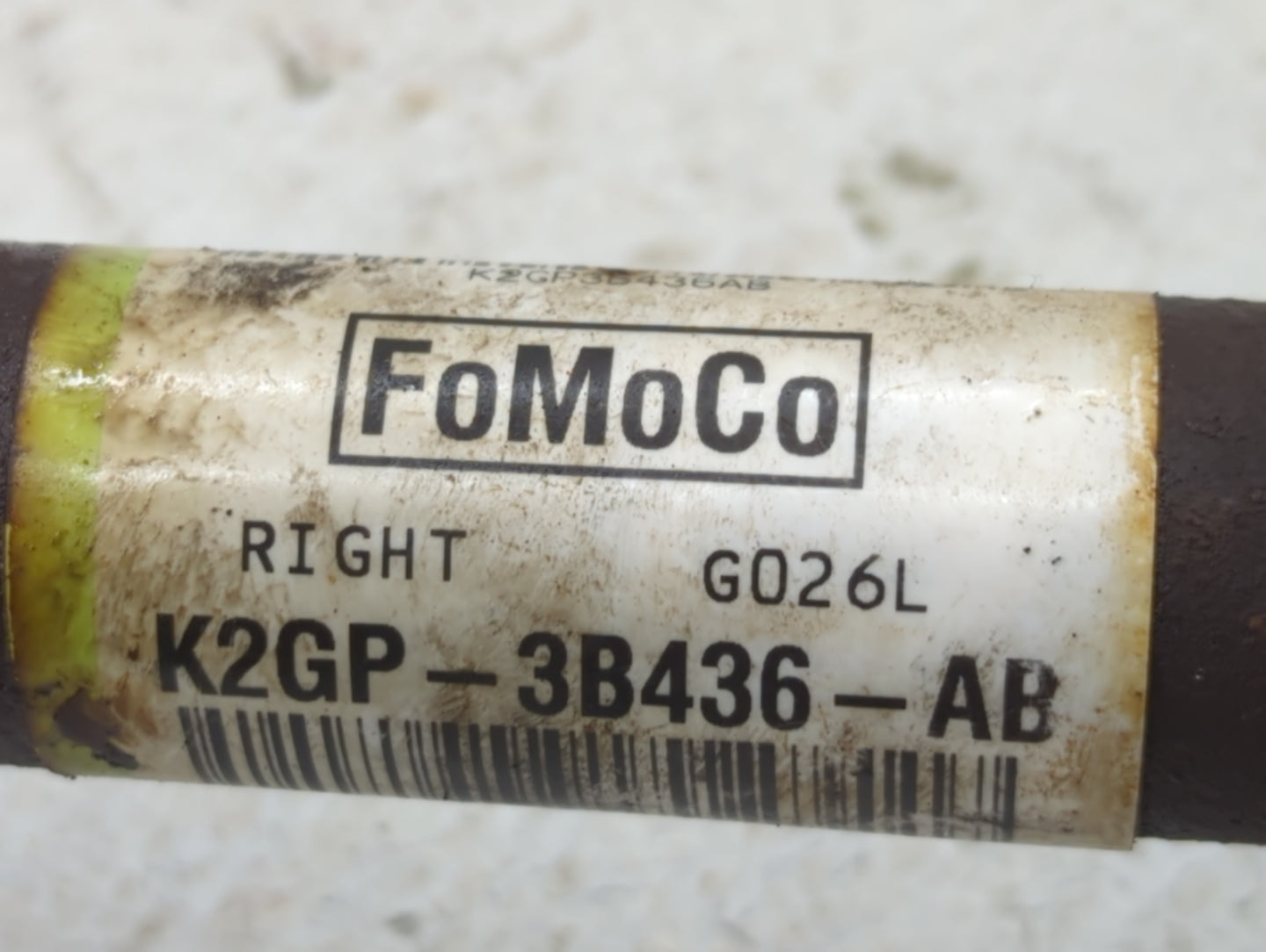 2019-2020 Ford Edge Axle Shaft Front Passenger Cv C/v - Oemusedautoparts1.com