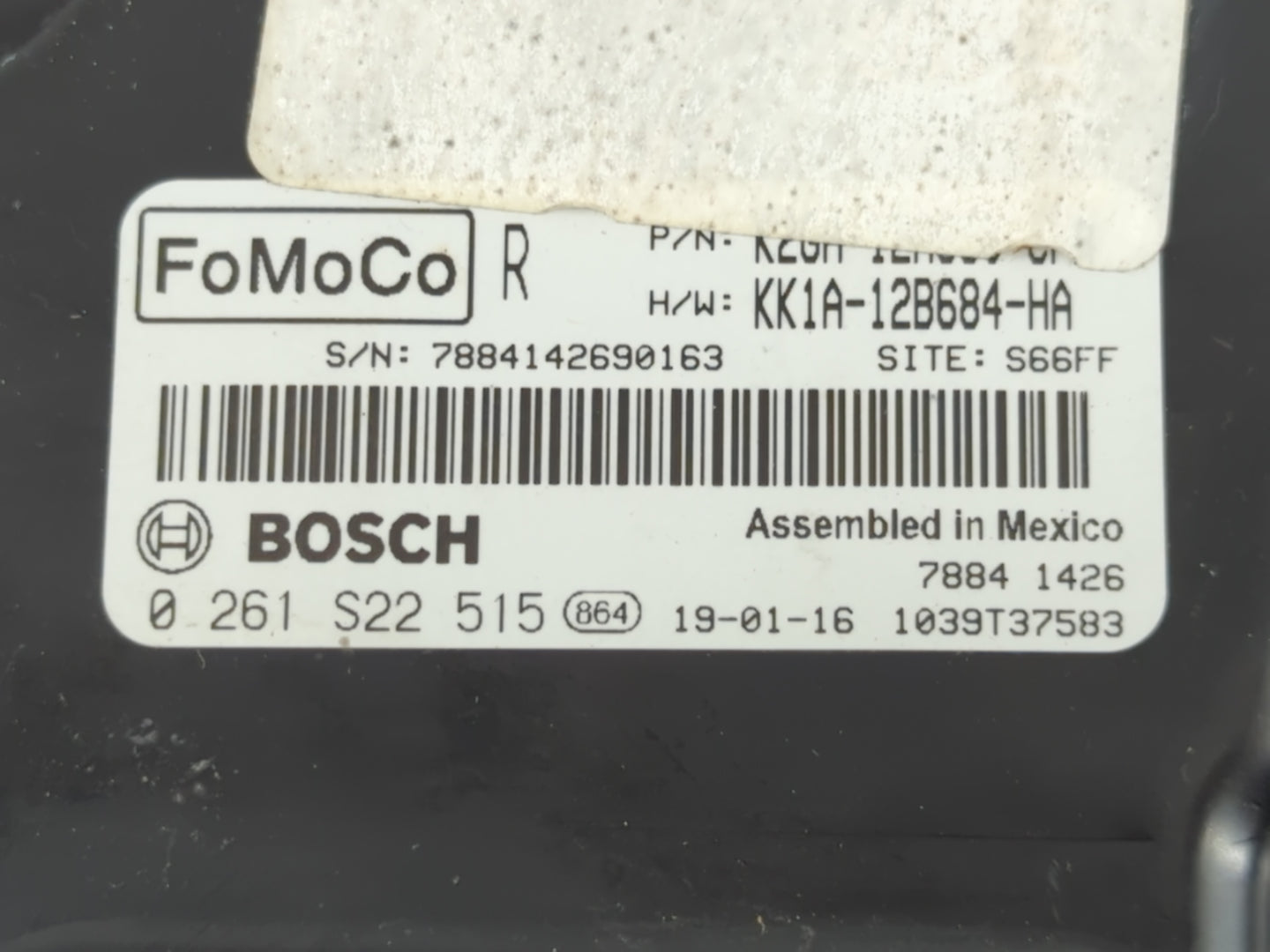 2019-2020 Ford Edge PCM Engine Control Computer ECU ECM PCU OEM P/N:0 261 S22 515 KK1A-12B684-HA Fits Fits 2019 2020 2021 20