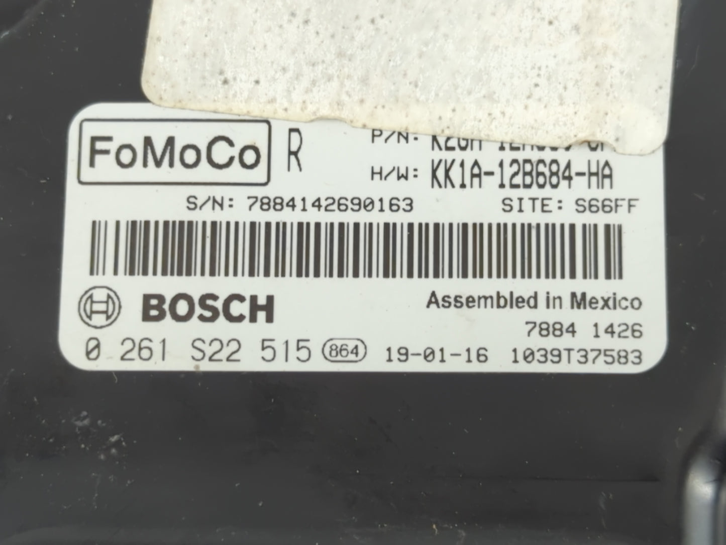 2019-2020 Ford Edge PCM Engine Control Computer ECU ECM PCU OEM P/N:0 261 S22 515 KK1A-12B684-HA Fits Fits 2019 2020 2021 20