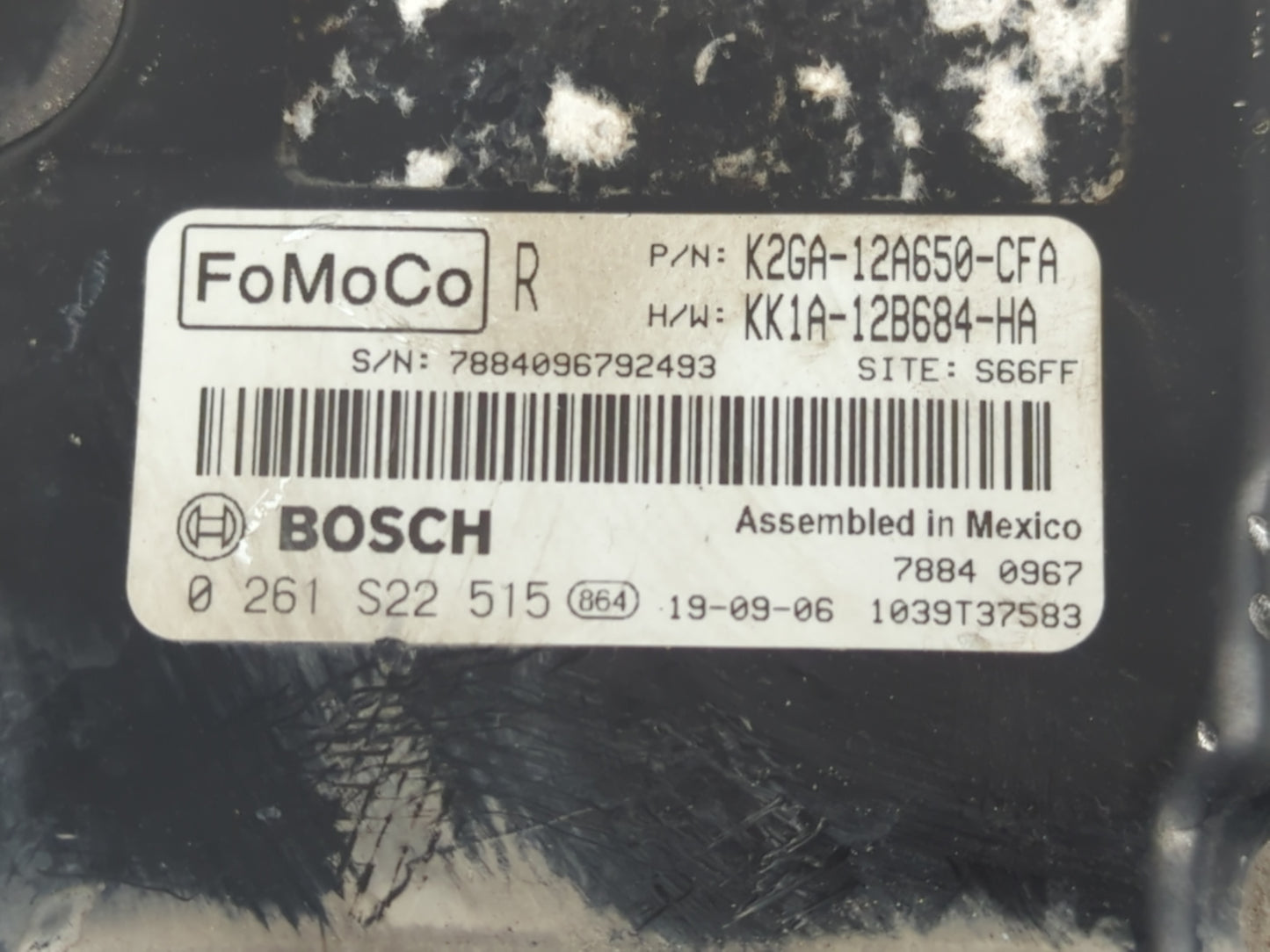 2019-2020 Ford Edge PCM Engine Control Computer ECU ECM PCU OEM P/N:0 261 S22 515 KK1A-12B684-HA Fits Fits 2019 2020 2021 20