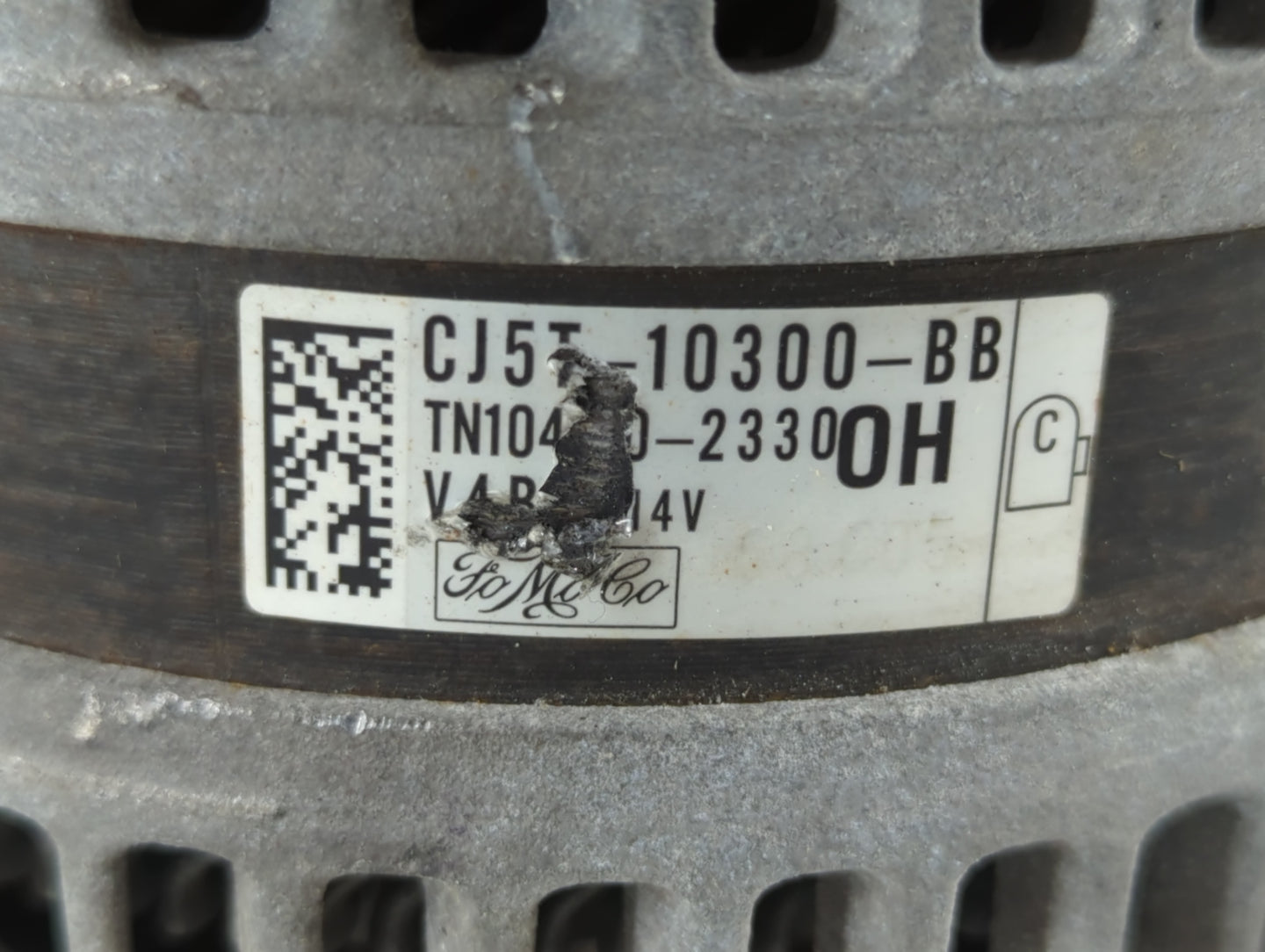 2013-2019 Ford Escape Alternator Replacement Generator Charging Assembly Engine OEM P/N:CJ5T-10300-BB Fits OEM Used Auto Par