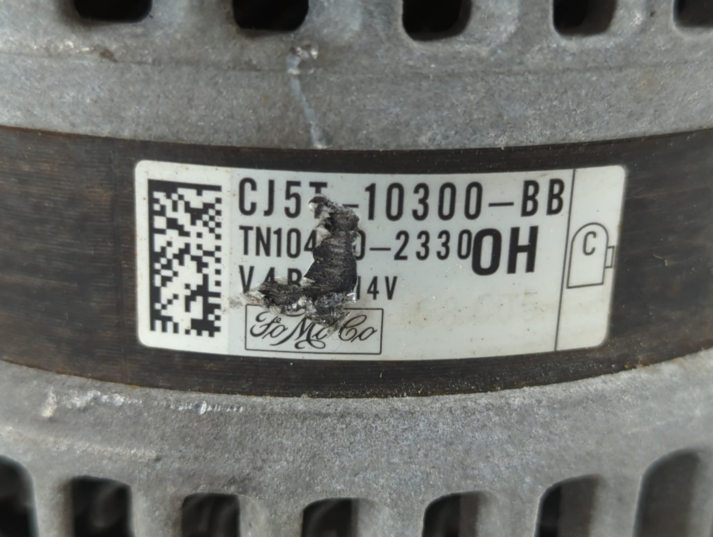 2013-2019 Ford Escape Alternator Replacement Generator Charging Assembly Engine OEM P/N:CJ5T-10300-BB Fits OEM Used Auto Par