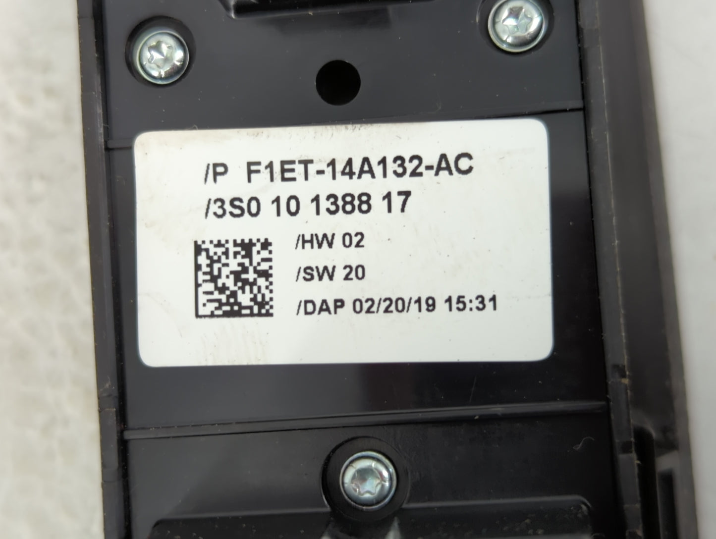 2013-2019 Ford Escape Master Power Window Switch Replacement Driver Side Left P/N:F1ET-14A132-AC Fits OEM Used Auto Parts - 