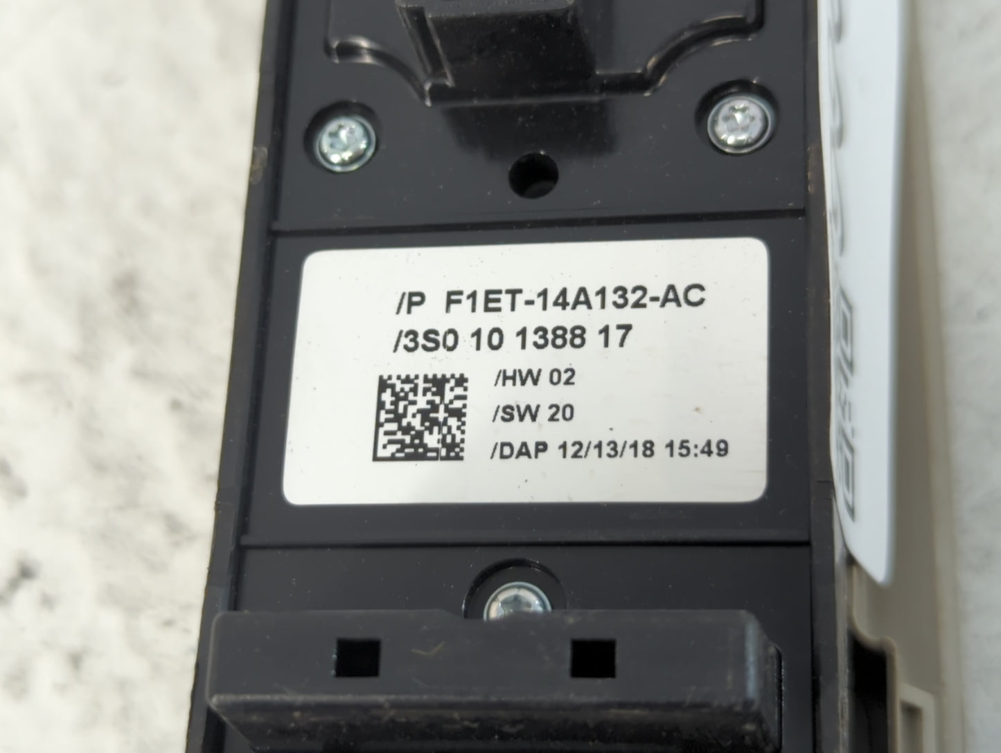 2013-2019 Ford Escape Master Power Window Switch Replacement Driver Side Left P/N:F1ET-14A132-AC Fits OEM Used Auto Parts - 