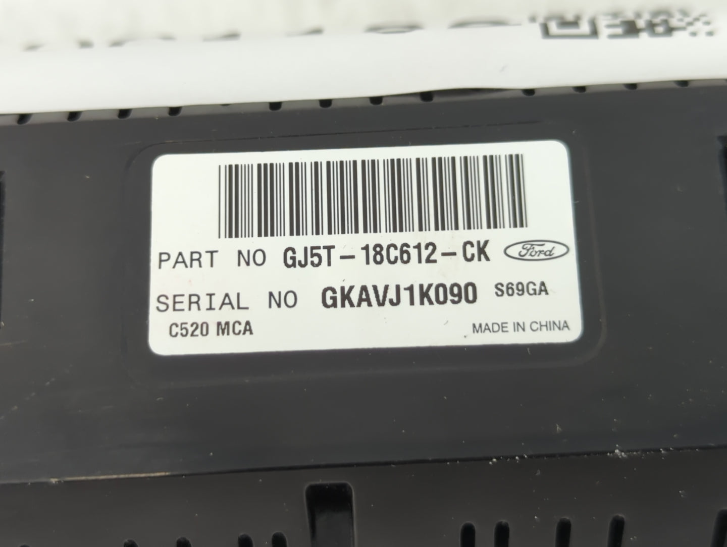 2018-2019 Ford Escape Climate Control Module Temperature AC/Heater Replacement P/N:GJ5T-18C612-CK Fits Fits 2018 2019 OEM Us