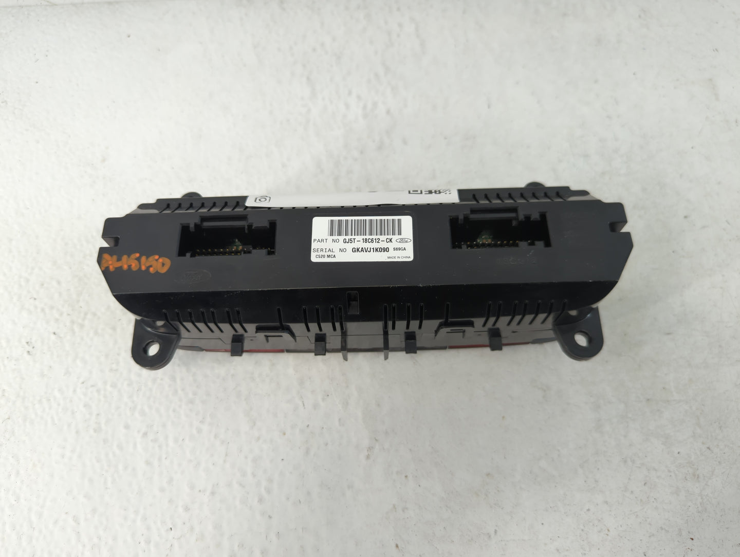2018-2019 Ford Escape Climate Control Module Temperature AC/Heater Replacement P/N:GJ5T-18C612-CK Fits Fits 2018 2019 OEM Us