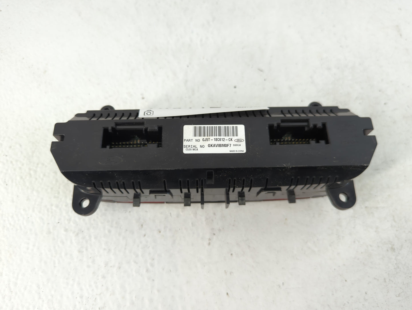 2018-2019 Ford Escape Climate Control Module Temperature AC/Heater Replacement P/N:GJ5T-18C612-CK Fits Fits 2018 2019 OEM Us
