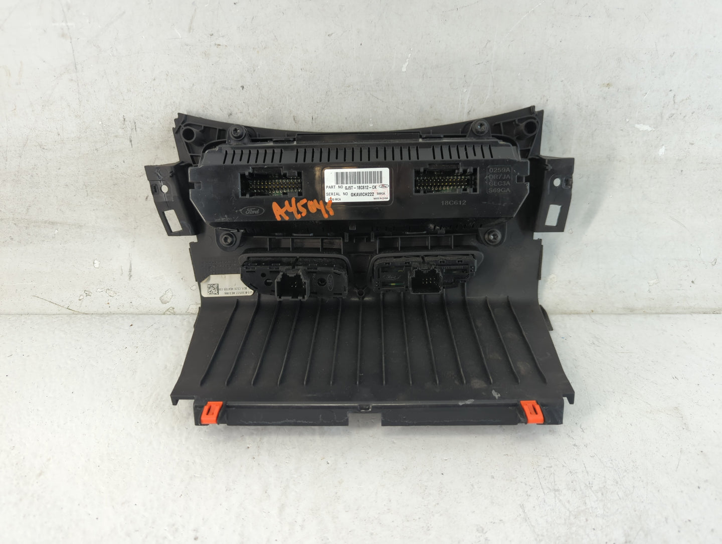 2018-2019 Ford Escape Climate Control Module Temperature AC/Heater Replacement P/N:GJ5T-18C612-CK Fits Fits 2018 2019 OEM Us
