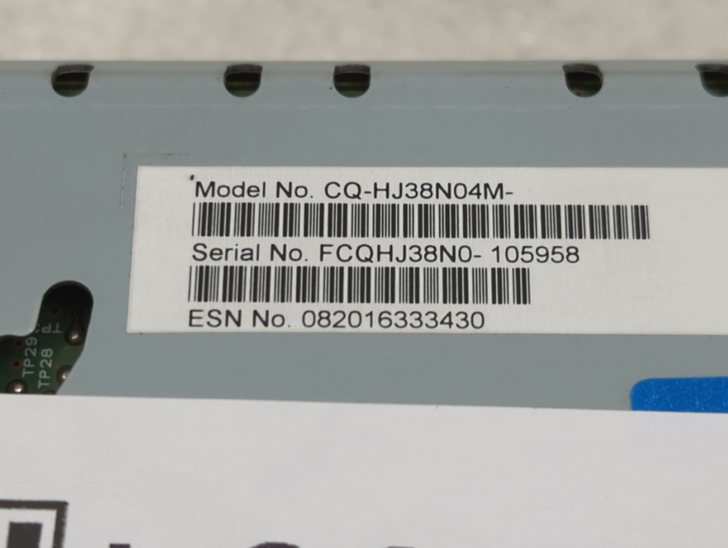 2019 Ford Escape Radio AM FM Cd Player Receiver Replacement Fits OEM Used Auto Parts - Oemusedautoparts1.com