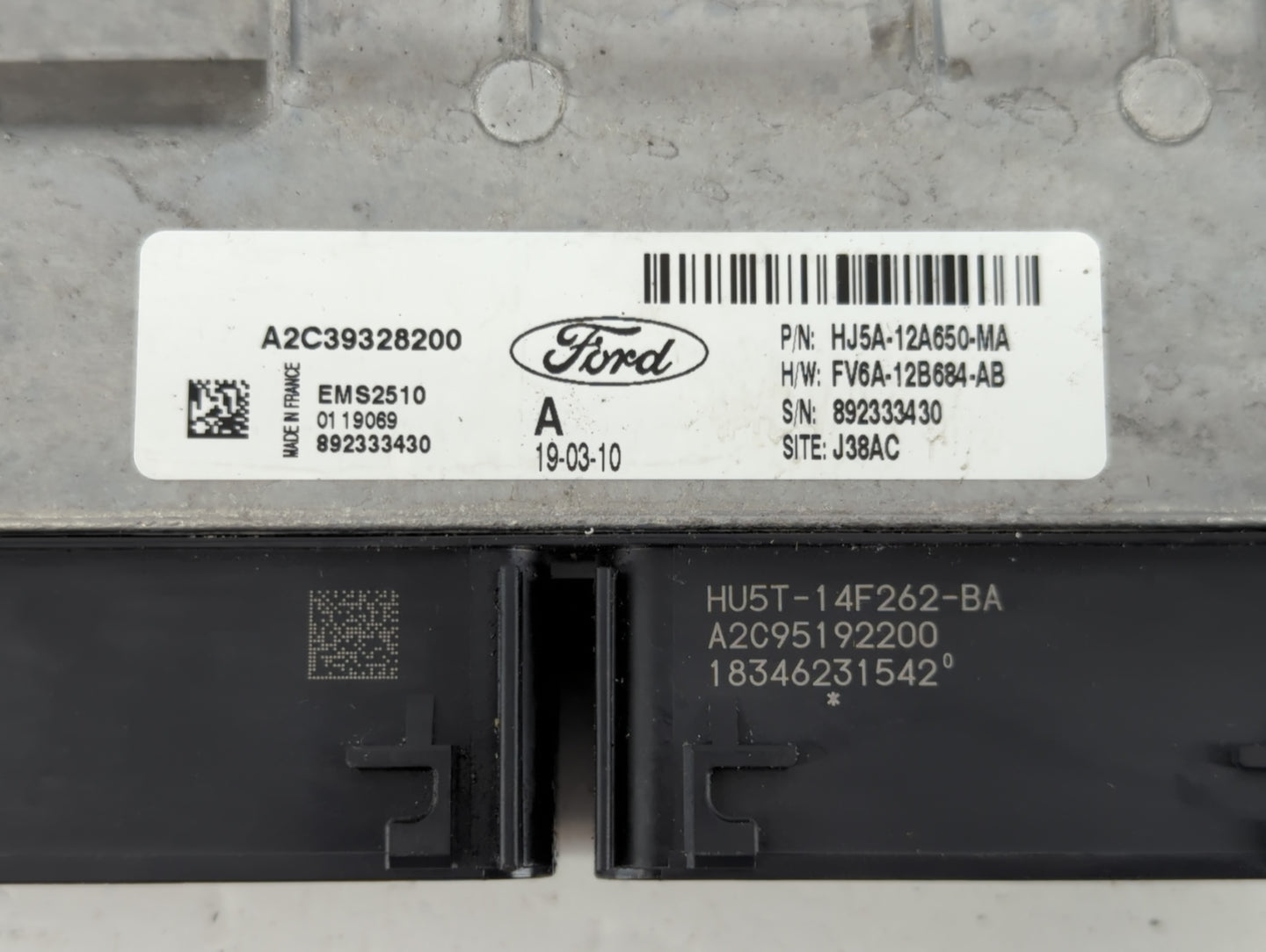 2017-2019 Ford Escape PCM Engine Control Computer ECU ECM PCU OEM P/N:FV6A-12B684-AB HJ5A-12A650-MA Fits Fits 2017 2018 2019