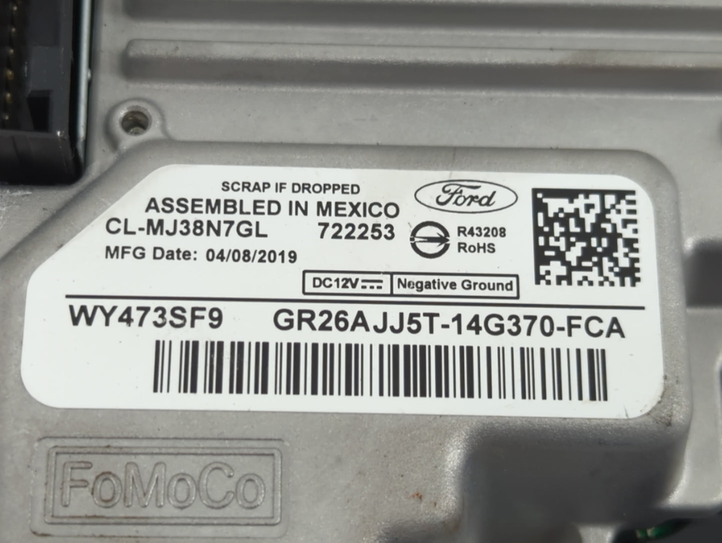 2016-2019 Ford Escape Information Display Screen - Oemusedautoparts1.com