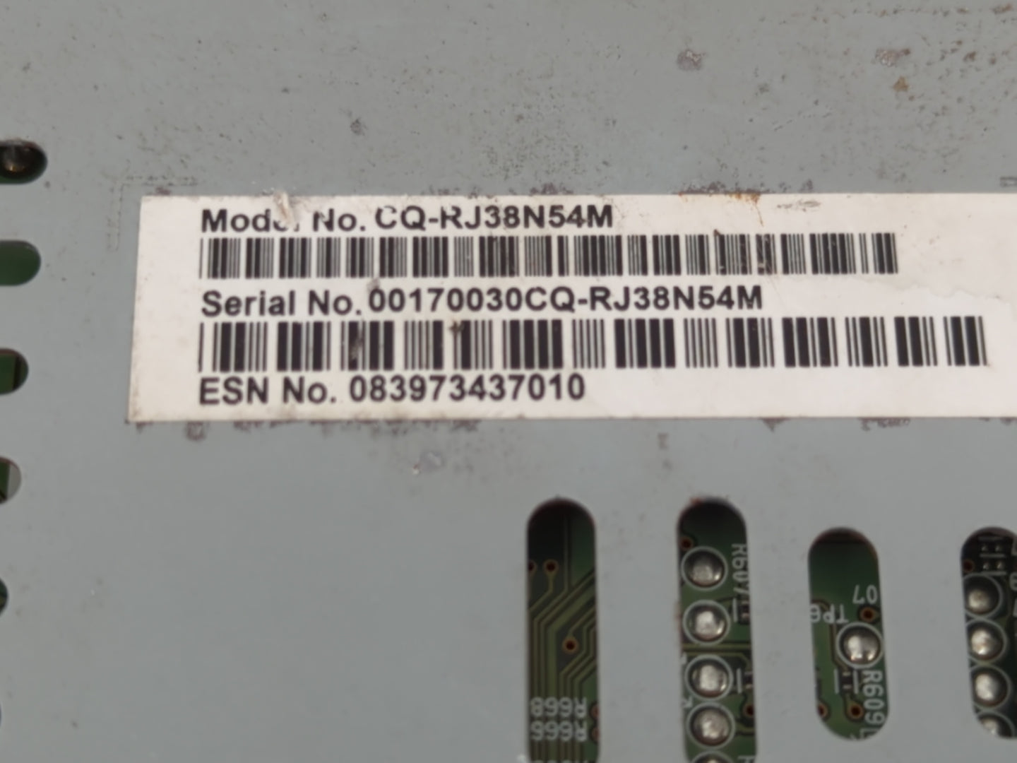 2019 Ford Escape Radio AM FM Cd Player Receiver Replacement Fits OEM Used Auto Parts - Oemusedautoparts1.com