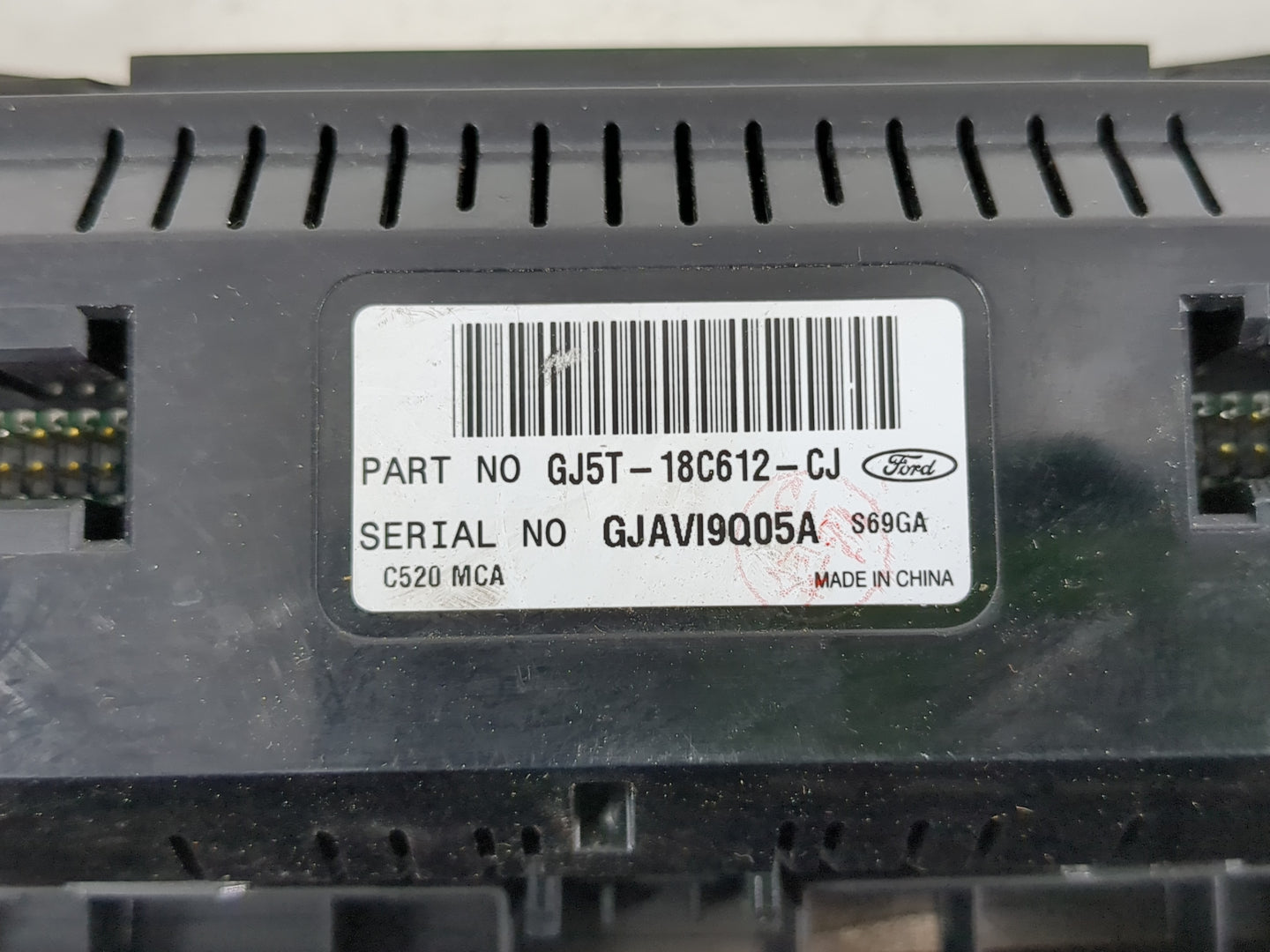 2017-2019 Ford Escape Climate Control Module Temperature AC/Heater Replacement P/N:GJ5T-18C612-CJ Fits Fits 2017 2018 2019 O