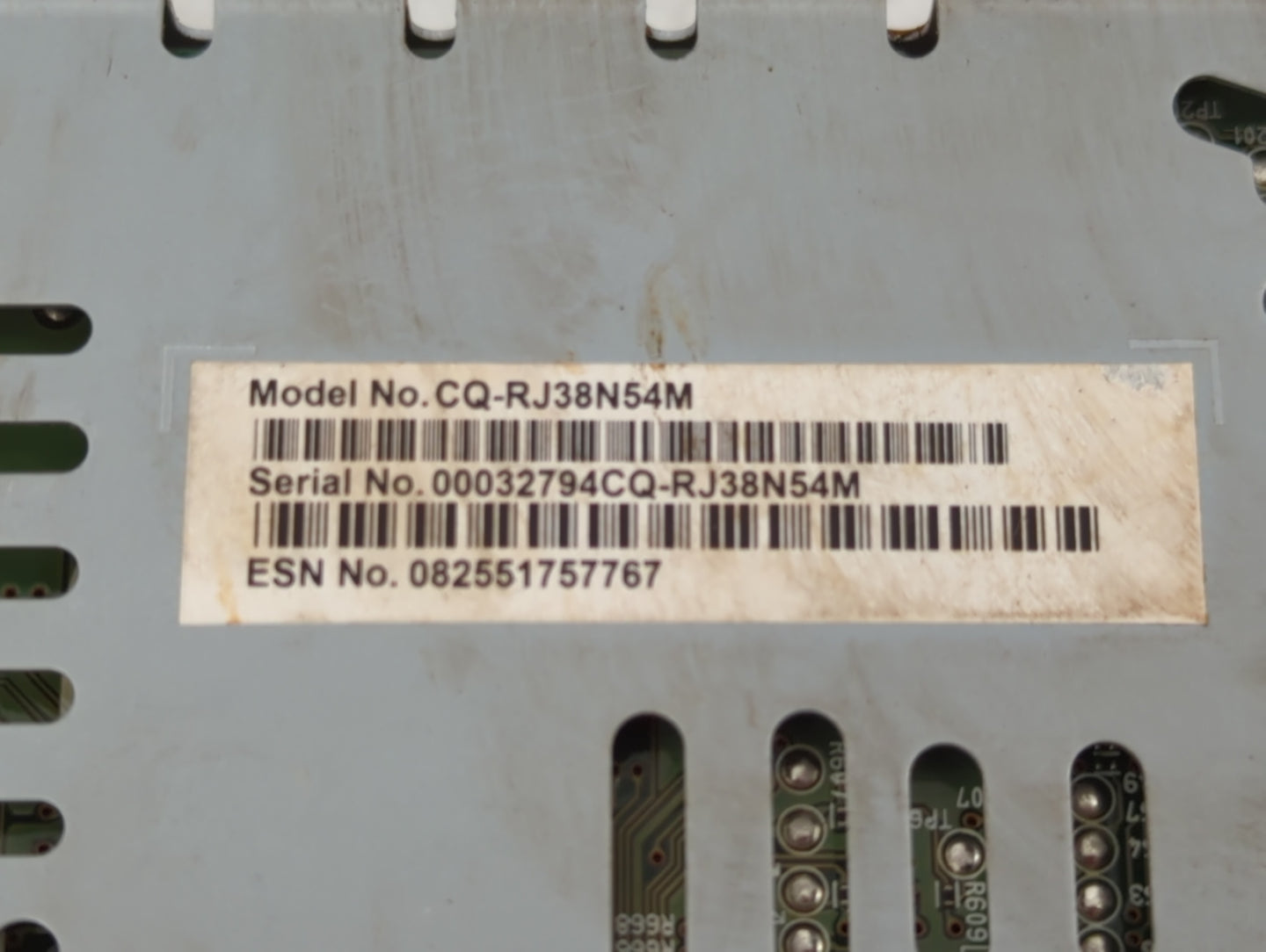 2015-2019 Ford Escape Radio AM FM Cd Player Receiver Replacement P/N:CQ-RJ38N54M Fits Fits 2015 2016 2017 2018 2019 OEM Used