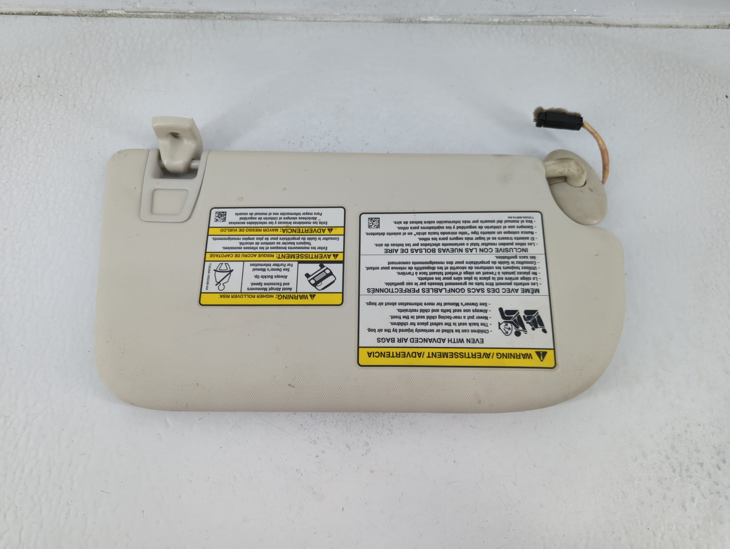 2013-2019 Ford Escape Sun Visor Shade Replacement Driver Left Mirror Fits Fits 2013 2014 2015 2016 2017 2018 2019 OEM Used A