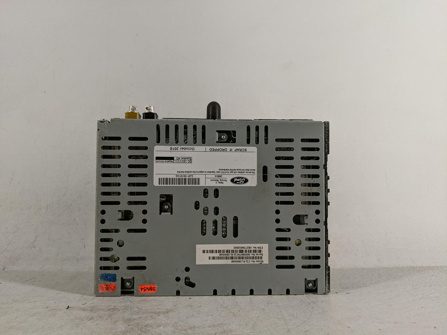 2019 Ford Escape Radio AM FM Cd Player Receiver Replacement P/N:GJ5T-19C107-KA Fits OEM Used Auto Parts - Oemusedautoparts1.