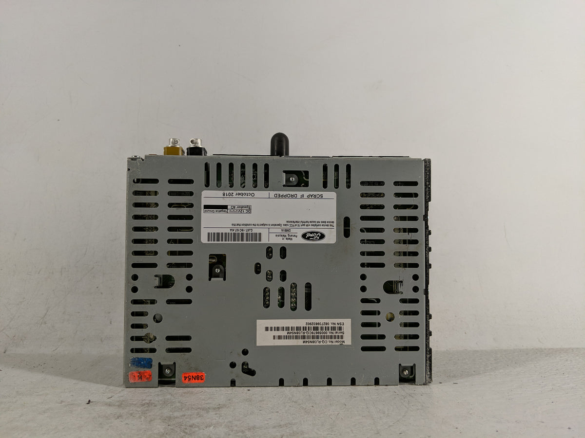 2019 Ford Escape Radio AM FM Cd Player Receiver Replacement P/N:GJ5T-19C107-KA OEM Used Auto Parts - Oemusedautoparts1.com