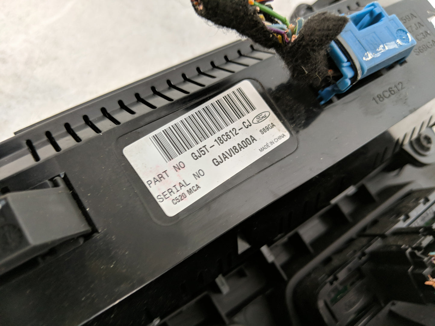2018-2019 Ford Escape Climate Control Module Temperature AC/Heater Replacement P/N:GJ5T-18C612-CJ Fits Fits 2018 2019 OEM Us