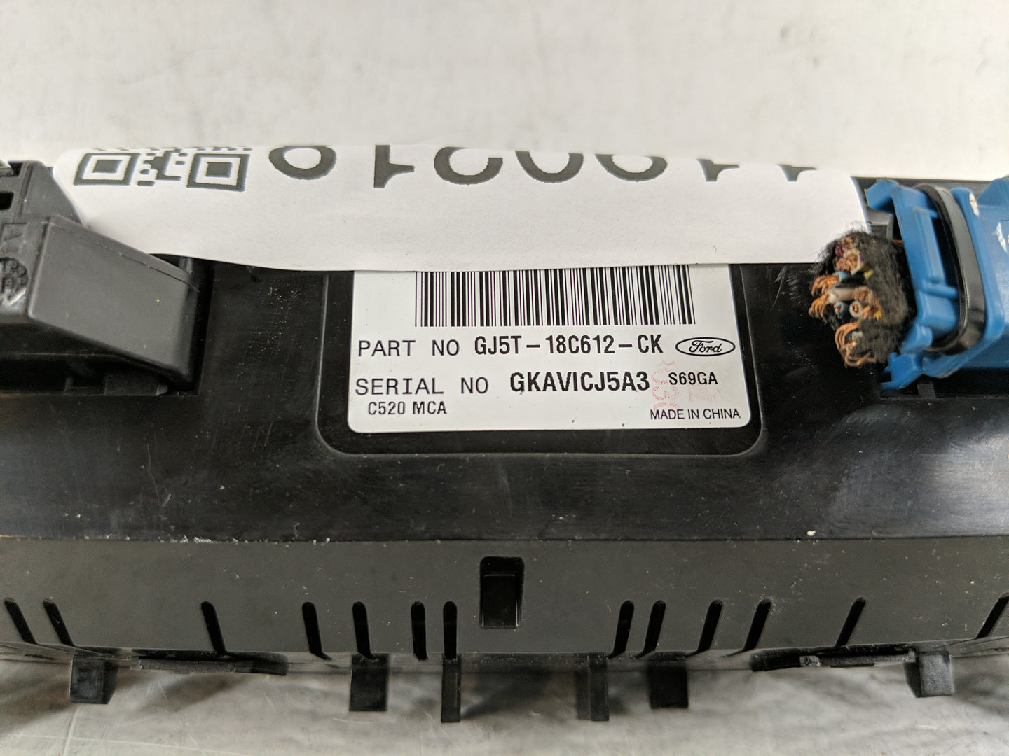 2018-2019 Ford Escape Climate Control Module Temperature AC/Heater Replacement P/N:GJ5T-18C612-CK Fits Fits 2018 2019 OEM Us