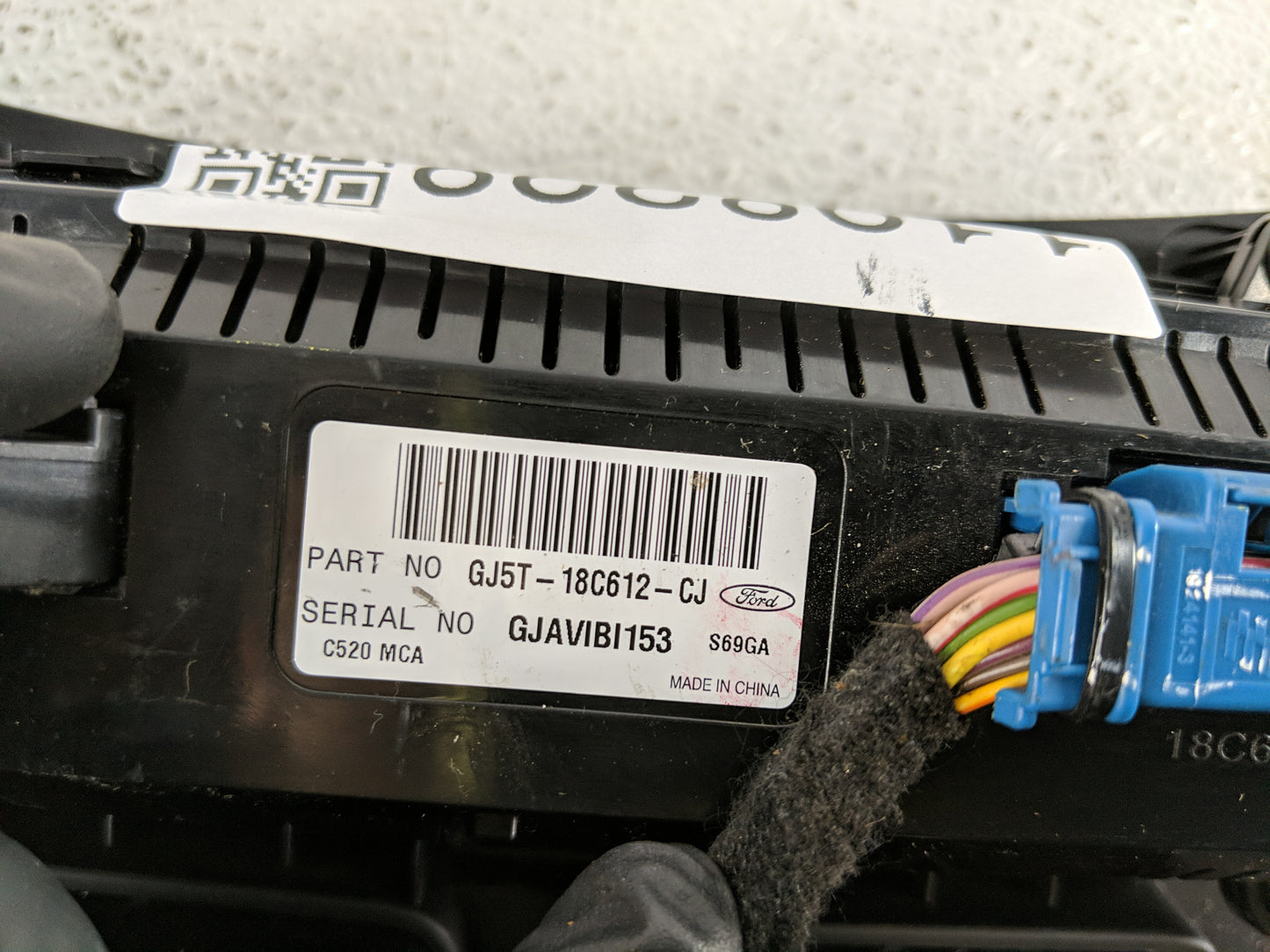2018-2019 Ford Escape Climate Control Module Temperature AC/Heater Replacement P/N:GJ5T-18C612-CJ Fits Fits 2018 2019 OEM Us