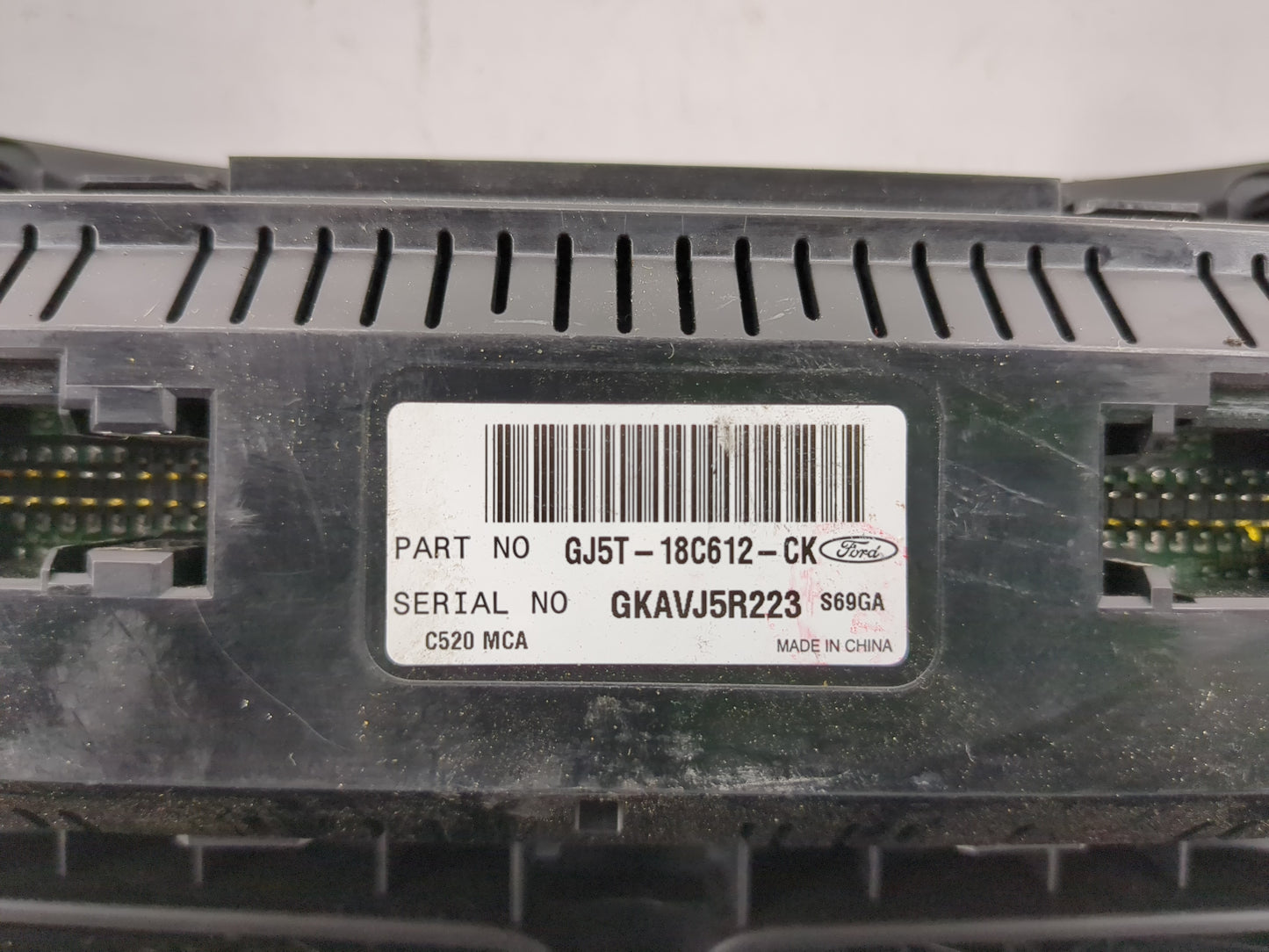 2018-2019 Ford Escape Climate Control Module Temperature AC/Heater Replacement P/N:GJ5T-18C612-CK Fits Fits 2018 2019 OEM Us