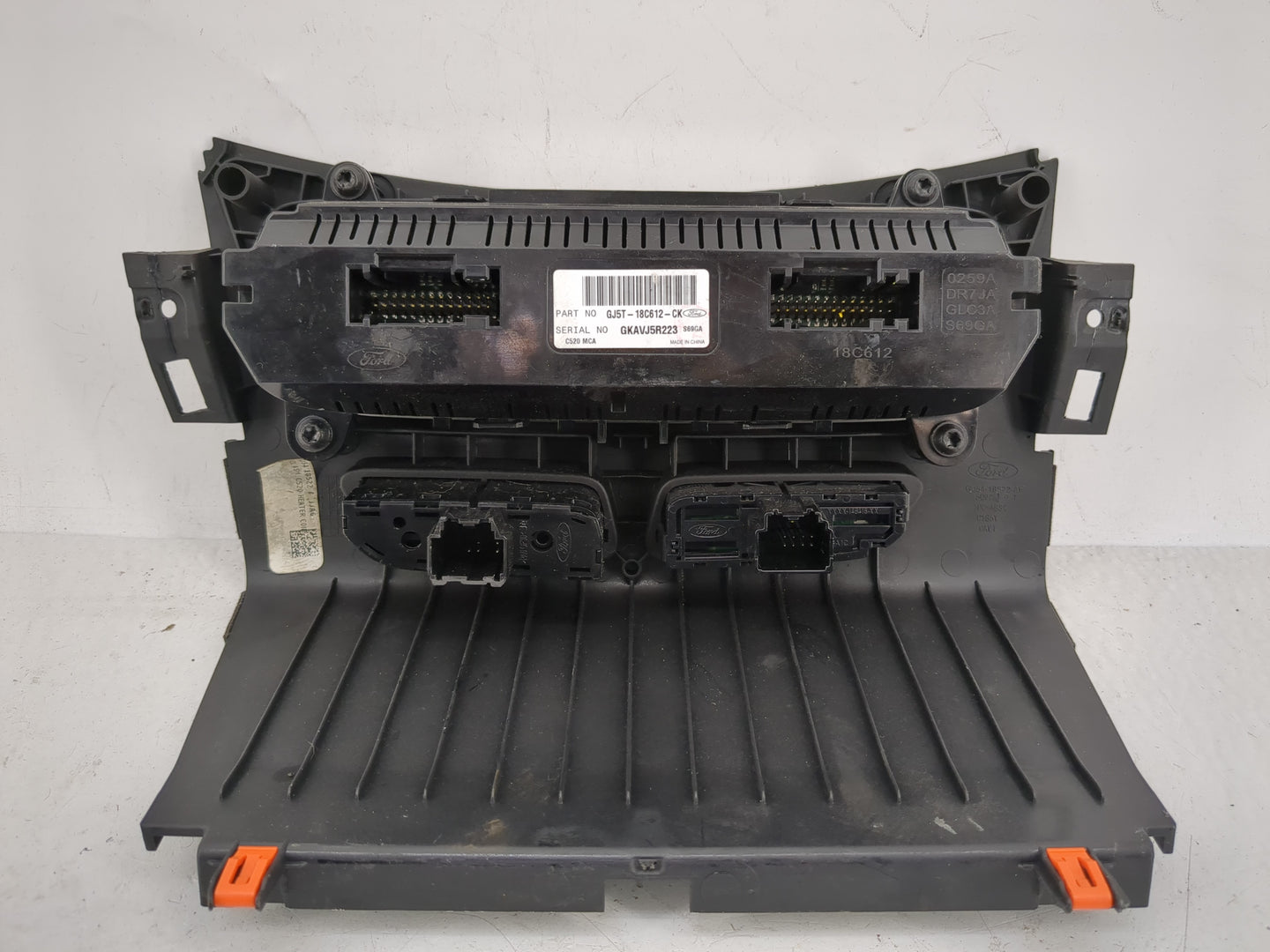 2018-2019 Ford Escape Climate Control Module Temperature AC/Heater Replacement P/N:GJ5T-18C612-CK Fits Fits 2018 2019 OEM Us