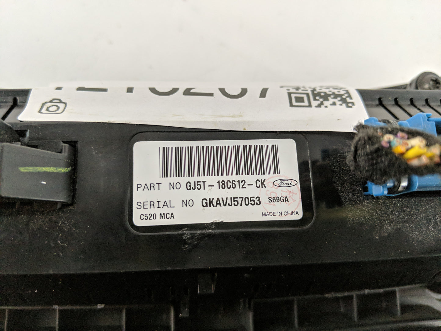 2018-2019 Ford Escape Climate Control Module Temperature AC/Heater Replacement P/N:GJ5T-18C612-CK Fits Fits 2018 2019 OEM Us