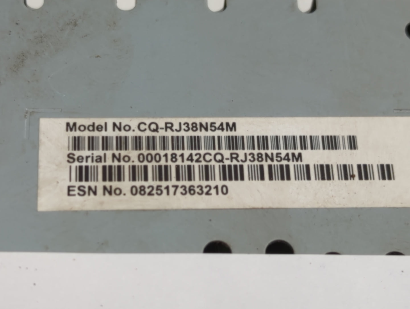 2017-2019 Ford Escape Radio AM FM Cd Player Receiver Replacement P/N:GJ5T-19C107-AE Fits Fits 2017 2018 2019 OEM Used Auto P