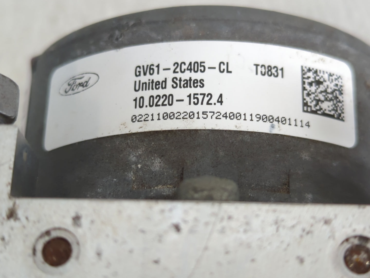 2017-2019 Ford Escape ABS Pump Control Module Replacement P/N:GV61-2C405-CL Fits Fits 2017 2018 2019 OEM Used Auto Parts - O