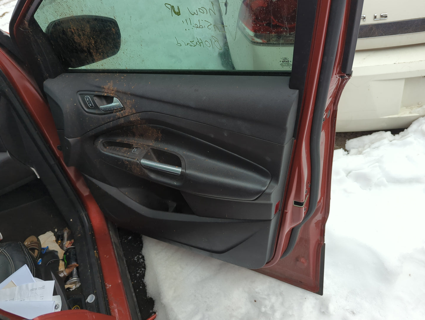 2019 Ford Escape Front Right Passenger Interior Door Panel Trim 1271952 - Oemusedautoparts1.com