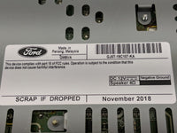 2015-2019 Ford Escape Radio AM FM Cd Player Receiver Replacement P/N:GJ5T-19C107-KA Fits Fits 2015 2016 2017 2018 2019 OEM U