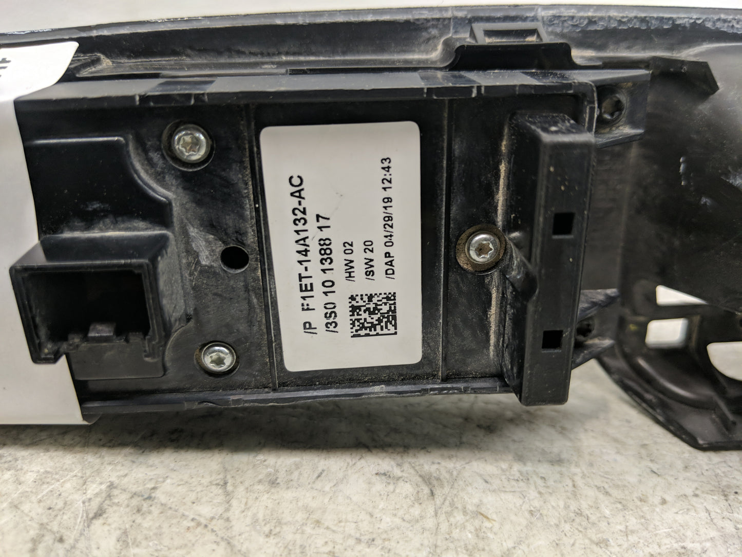 2013-2019 Ford Escape Master Power Window Switch Replacement Driver Side Left P/N:F1ET-14A132-AC Fits OEM Used Auto Parts - 
