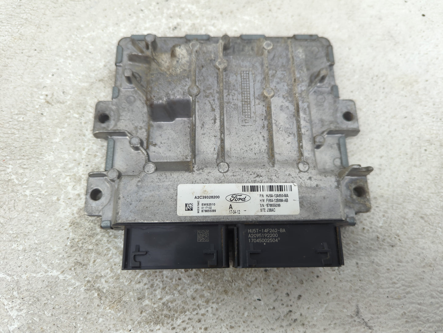 2017-2019 Ford Escape PCM Engine Control Computer ECU ECM PCU OEM P/N:HJ5A-12A650-MA HU5T-14F262-BA Fits Fits 2017 2018 2019