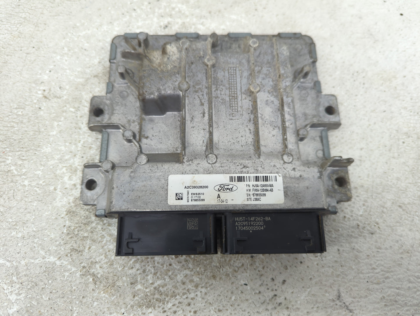 2017-2019 Ford Escape PCM Engine Control Computer ECU ECM PCU OEM P/N:HJ5A-12A650-MA HU5T-14F262-BA Fits Fits 2017 2018 2019