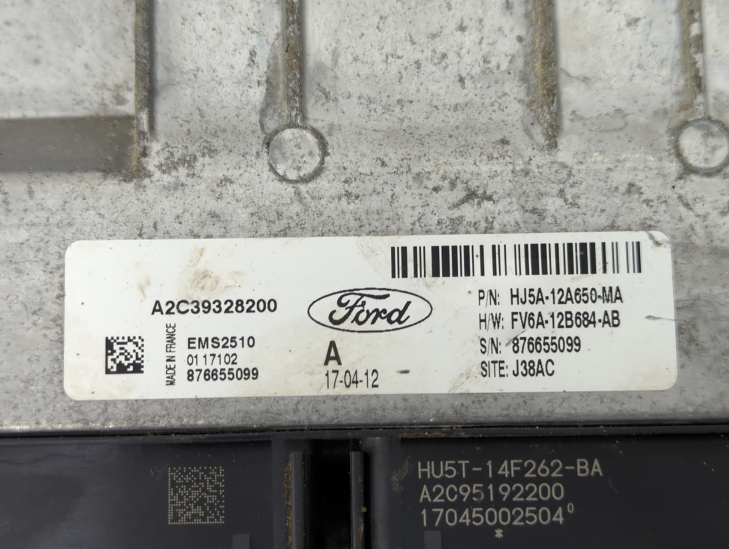 2017-2019 Ford Escape PCM Engine Control Computer ECU ECM PCU OEM P/N:HJ5A-12A650-MA HU5T-14F262-BA Fits Fits 2017 2018 2019