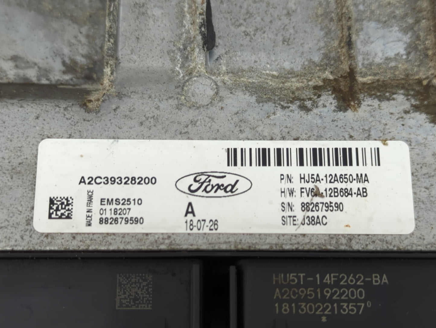 2017-2019 Ford Escape PCM Engine Control Computer ECU ECM PCU OEM P/N:HJ5A-12A650-MA Fits Fits 2017 2018 2019 OEM Used Auto 