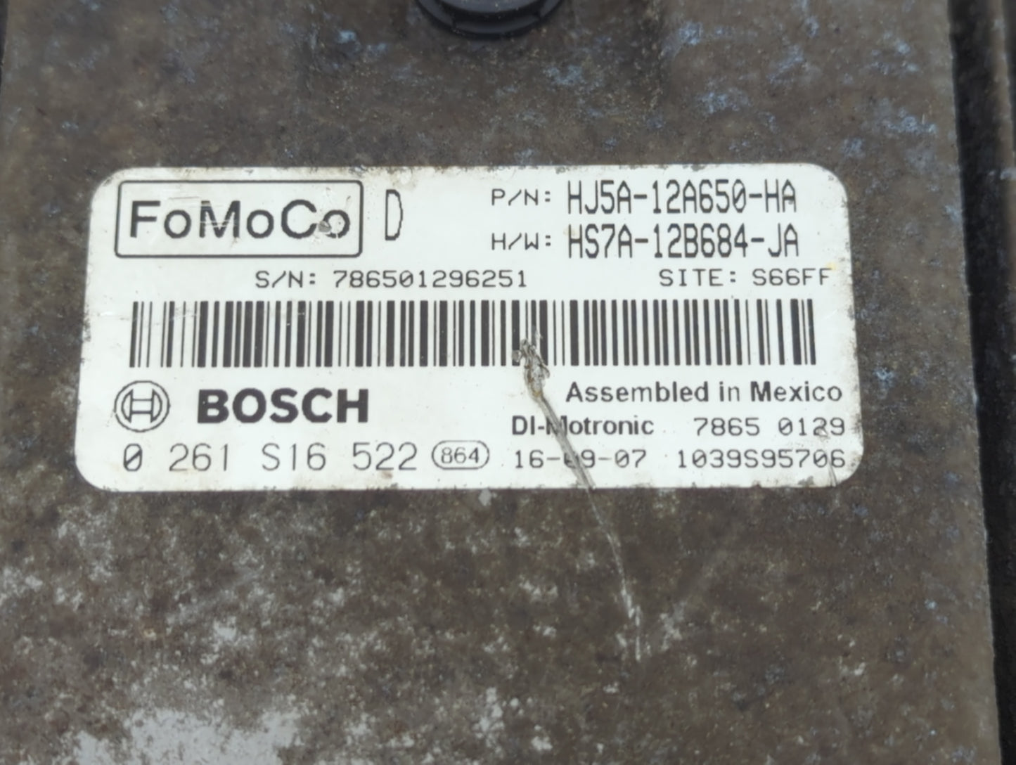 2017-2019 Ford Escape PCM Engine Control Computer ECU ECM PCU OEM P/N:HJ5A-12A650-HA Fits Fits 2017 2018 2019 OEM Used Auto 