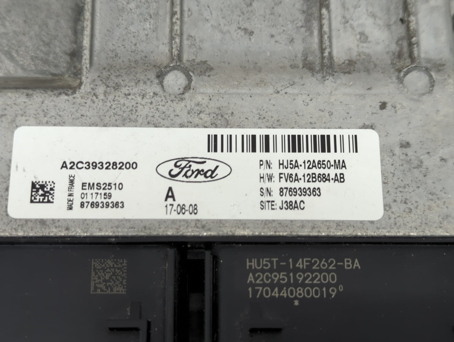 2019 Ford Escape PCM Engine Control Computer ECU ECM PCU OEM P/N:FV6A-12B684-AB HJ5A-12A650-MA Fits OEM Used Auto Parts - Oe