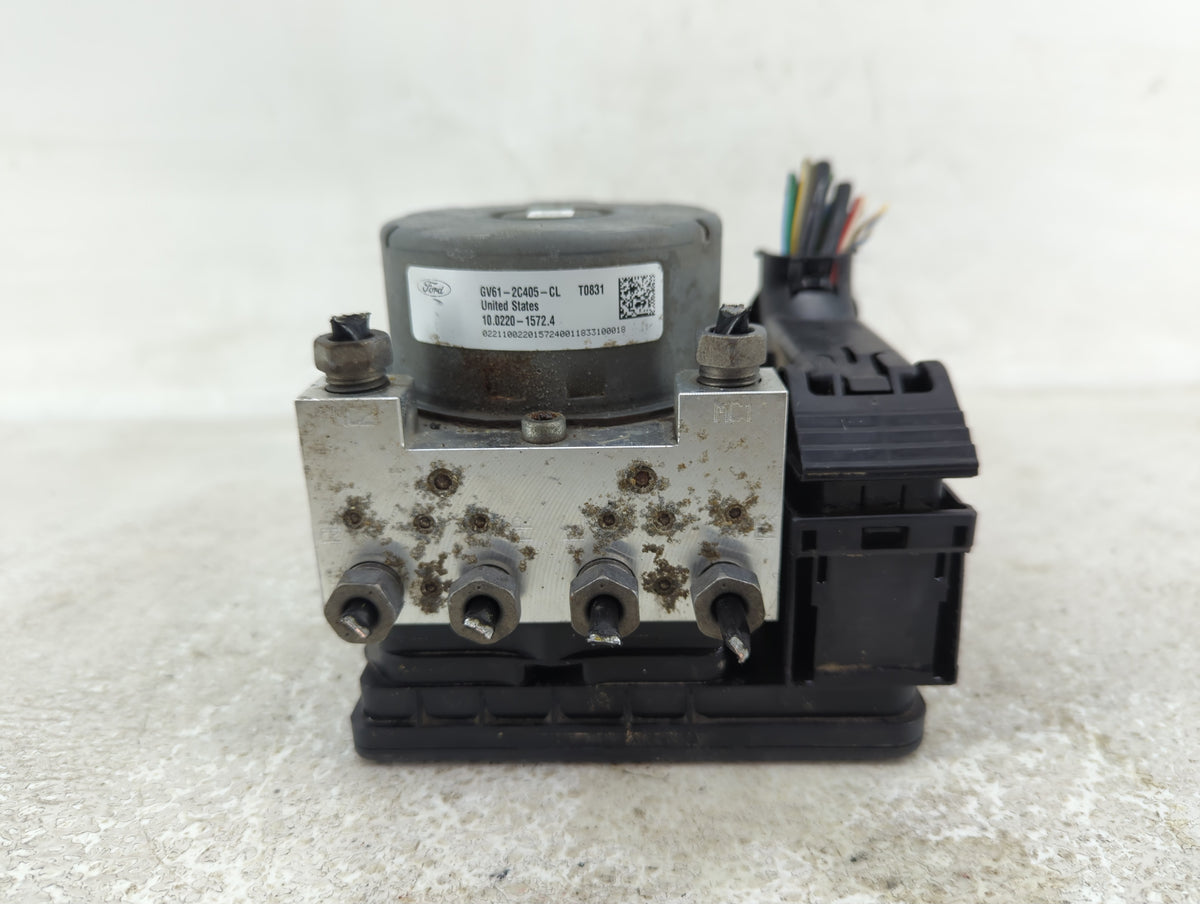 2017-2019 Ford Escape Anti-Lock Brake ABS Pump Module Actuator OEM P/N:GV61-2C405-CL Fits Fits 2017 2018 2019 OEM Used Auto 