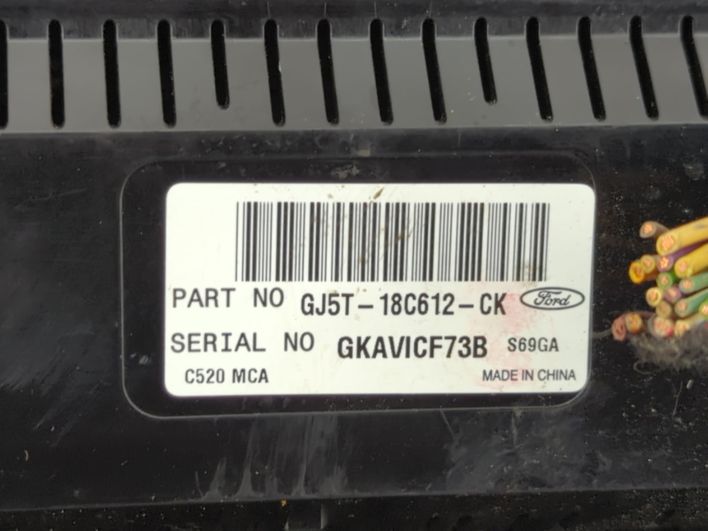 2018-2019 Ford Escape Climate Control Module Temperature AC/Heater Replacement P/N:GJ5T-18C612-CK Fits Fits 2018 2019 OEM Us