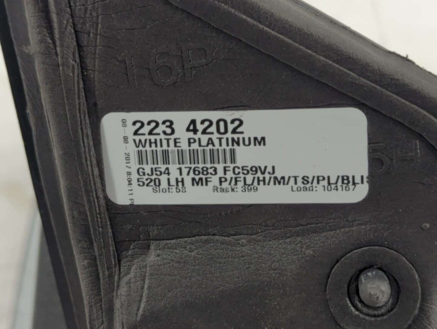 2017-2019 Ford Escape Driver Side View Mirror - Left Door Mirror OEM Used - Oemusedautoparts1.com