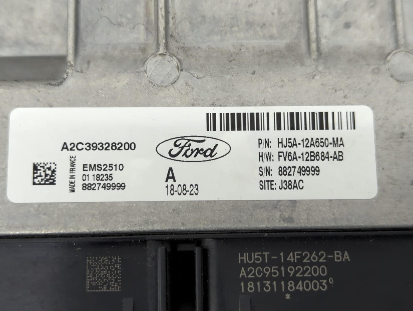 2017-2019 Ford Escape PCM Engine Control Computer ECU ECM PCU OEM P/N:HU5T-14F262-BA FV6A-12B684-AB Fits Fits 2017 2018 2019