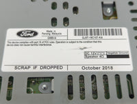 2019 Ford Escape Radio AM FM Cd Player Receiver Replacement P/N:GJ5T-19C107-KA Fits OEM Used Auto Parts - Oemusedautoparts1.