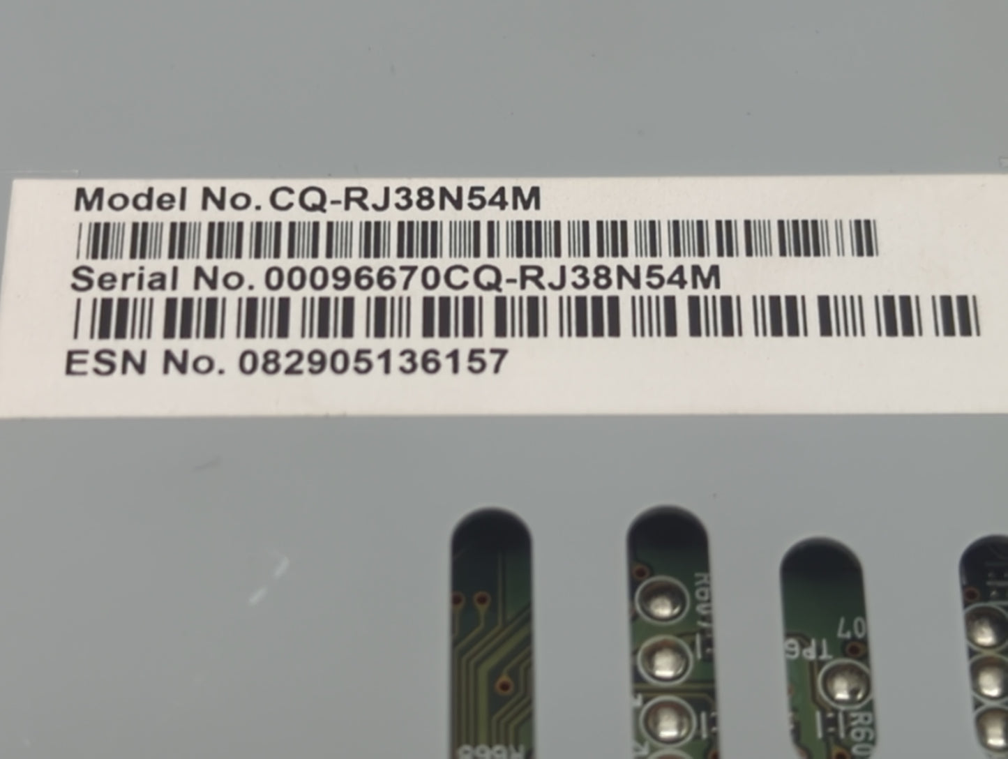 2019 Ford Escape Radio AM FM Cd Player Receiver Replacement P/N:CQ-RJ38N54M Fits OEM Used Auto Parts - Oemusedautoparts1.com